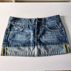 VIGOSS Women Jeans Mini Skirt